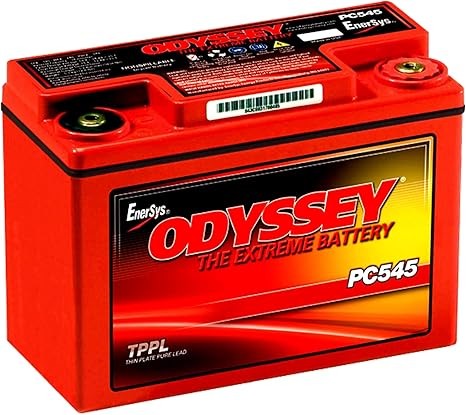 Odyssey Battery ODYSSEY PC545 Powersports Battery, Red Top